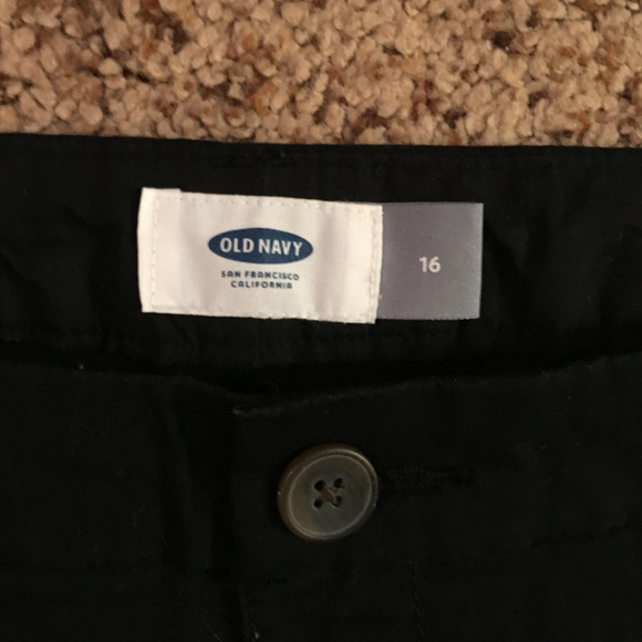 Old Navy black twill shorts - Picture 4 of 7